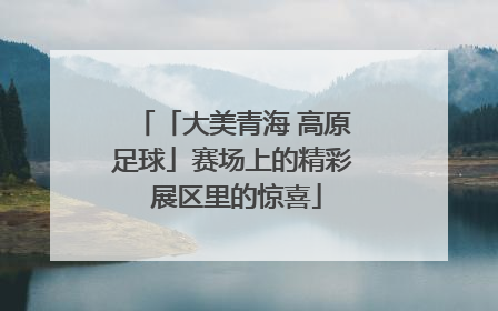 「大美青海 高原足球」赛场上的精彩 展区里的惊喜