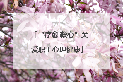 “疗愈·鞍心”关爱职工心理健康
