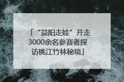 “益阳走娃”开走 3000余名参赛者探访桃江竹林秘境