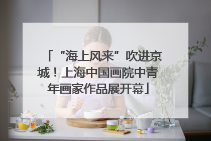 “海上风来”吹进京城！上海中国画院中青年画家作品展开幕