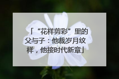 “花样剪彩”里的父与子：他裁岁月纹样，他接时代新章