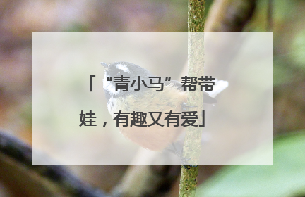 “青小马”帮带娃，有趣又有爱