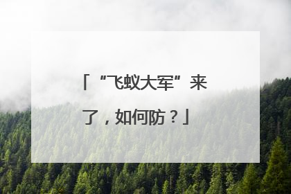 “飞蚁大军”来了，如何防？