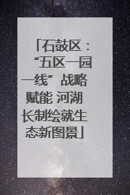 石鼓区：“五区一园一线”战略赋能 河湖长制绘就生态新图景