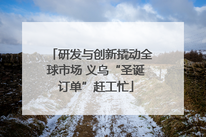研发与创新撬动全球市场 义乌“圣诞订单”赶工忙
