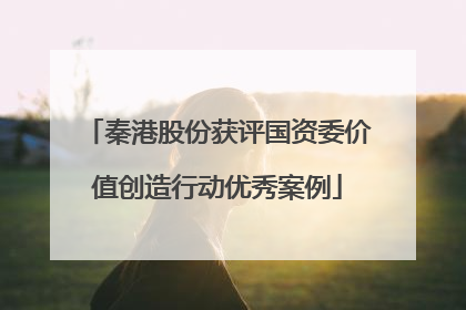秦港股份获评国资委价值创造行动优秀案例
