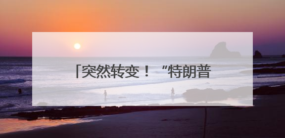 突然转变！“特朗普政府下令暂停搜捕”
