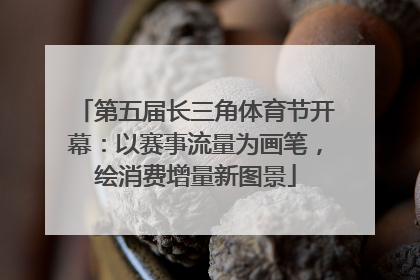 第五届长三角体育节开幕：以赛事流量为画笔，绘消费增量新图景