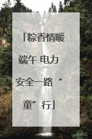 粽香情暖端午 电力安全一路“童”行