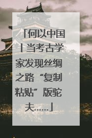 何以中国丨当考古学家发现丝绸之路“复制粘贴”版驼夫……