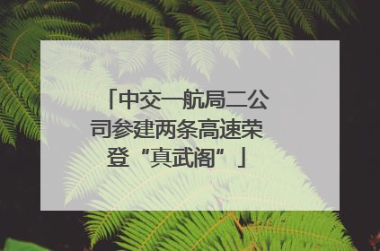 中交一航局二公司参建两条高速荣登“真武阁”