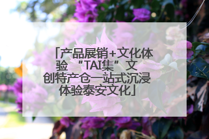 产品展销+文化体验 “TAI集”文创特产仓一站式沉浸体验泰安文化