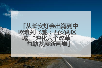 从长安灯会出海到中欧班列飞驰：西安两区域 “深化六个改革” 勾勒发展新画卷