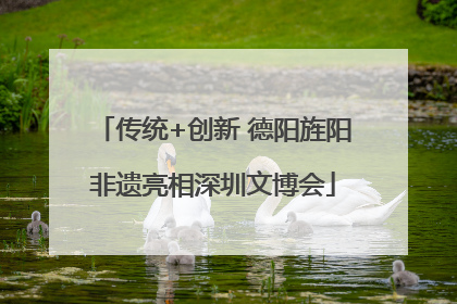 传统+创新 德阳旌阳非遗亮相深圳文博会