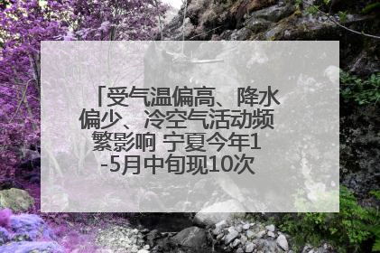 受气温偏高、降水偏少、冷空气活动频繁影响 宁夏今年1-5月中旬现10次定级沙尘天气过程