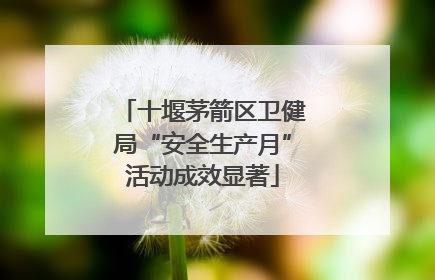 十堰茅箭区卫健局“安全生产月”活动成效显著