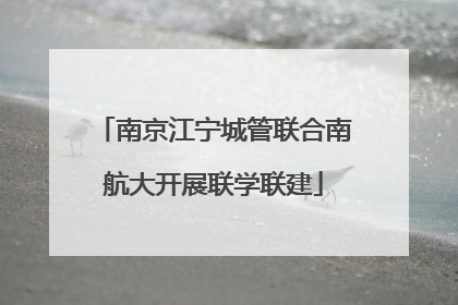 南京江宁城管联合南航大开展联学联建