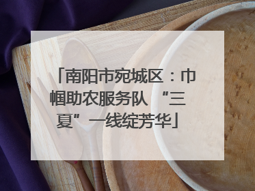 南阳市宛城区：巾帼助农服务队 “三夏”一线绽芳华
