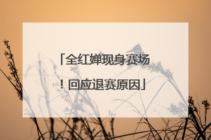 全红婵现身赛场！回应退赛原因