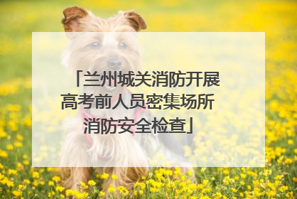 兰州城关消防开展高考前人员密集场所消防安全检查