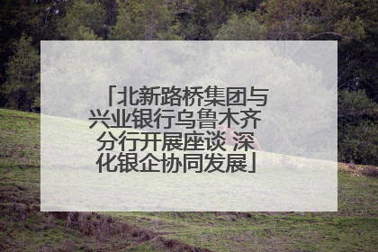 北新路桥集团与兴业银行乌鲁木齐分行开展座谈 深化银企协同发展