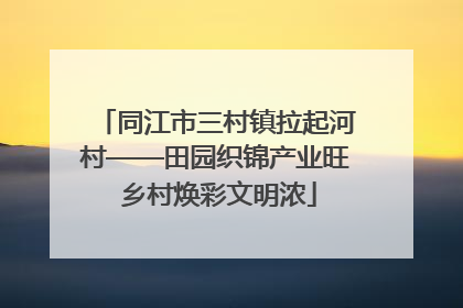 同江市三村镇拉起河村——田园织锦产业旺 乡村焕彩文明浓