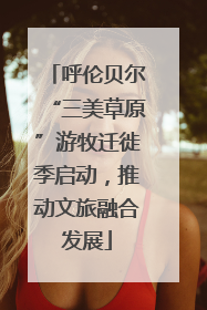 呼伦贝尔“三美草原”游牧迁徙季启动，推动文旅融合发展