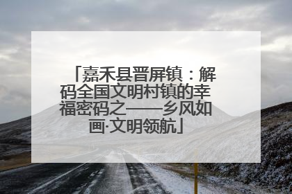 嘉禾县晋屏镇：解码全国文明村镇的幸福密码之——乡风如画·文明领航