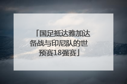 国足抵达雅加达备战与印尼队的世预赛18强赛