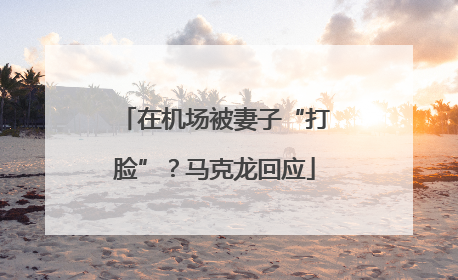 在机场被妻子“打脸”？马克龙回应