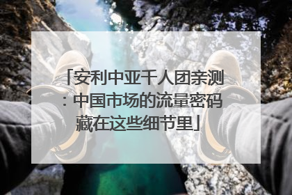 安利中亚千人团亲测：中国市场的流量密码 藏在这些细节里