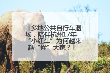 多地公共自行车退场，陪伴杭州17年“小红车”为何越来越“懂”大家？