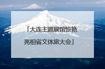 大连主题展馆惊艳亮相省文体旅大会