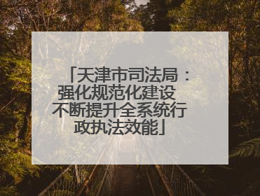 天津市司法局：强化规范化建设 不断提升全系统行政执法效能