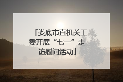 娄底市直机关工委开展“七一”走访慰问活动