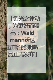 循光之律动，为更好而照亮：Waldmann沃达迈前沿照明新品正式发布