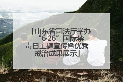 山东省司法厅举办“6·26”国际禁毒日主题宣传暨优秀戒治成果展示