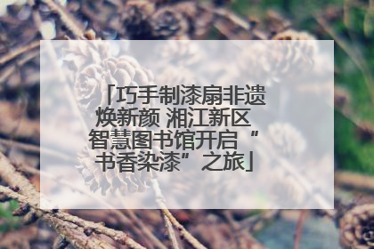巧手制漆扇非遗焕新颜 湘江新区智慧图书馆开启“书香染漆”之旅