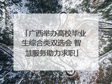 广西举办高校毕业生综合类双选会 智慧服务助力求职