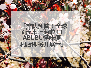 排队预警！全球顶流来上海啦！LABUBU怪味便利店即将开展→