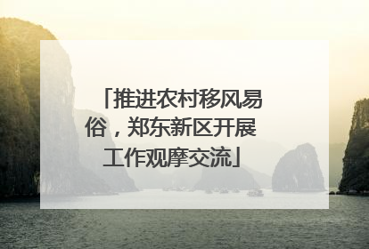 推进农村移风易俗，郑东新区开展工作观摩交流