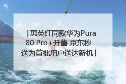 惠英红同款华为Pura 80 Pro+开售 京东秒送为首批用户送达新机