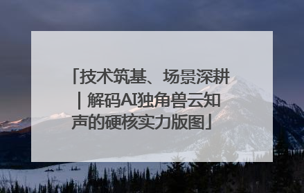 技术筑基、场景深耕｜解码AI独角兽云知声的硬核实力版图