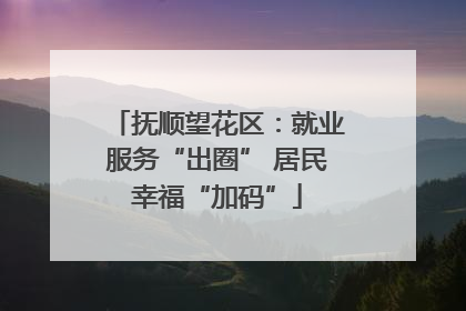 抚顺望花区：就业服务“出圈” 居民幸福“加码”