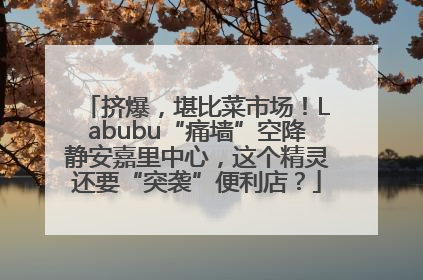 挤爆，堪比菜市场！Labubu“痛墙”空降静安嘉里中心，这个精灵还要“突袭”便利店？