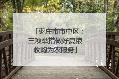 枣庄市市中区：三项举措做好夏粮收购为农服务