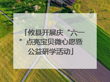 攸县开展庆“六一”点亮宝贝微心愿暨公益研学活动