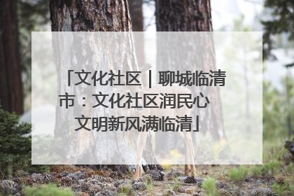 文化社区｜聊城临清市：文化社区润民心 文明新风满临清
