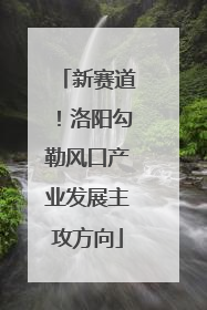 新赛道！洛阳勾勒风口产业发展主攻方向