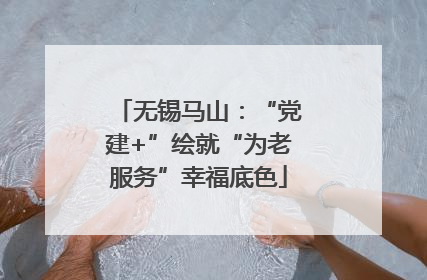 无锡马山：“党建+”绘就“为老服务”幸福底色